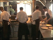 Interior do restaurante Noma