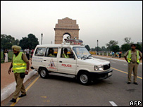 Yeni Delhi'de alınan güvenlik önlemleri