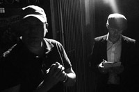 Steve Pemberton and Reece Shearsmith (in the dark)