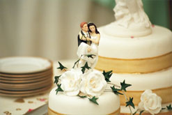 Image: a wedding cake