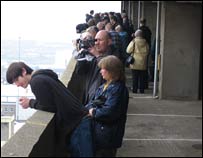 People at Gateshead multistorey carpark
