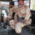 Army Rangers on guard in Karachi