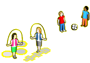 Children playing