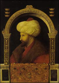 پرتره سلطان محمد دوم