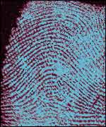 Finger print on the Post Mortem poster 