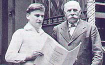Violinist Yehudi Menuhin and Elgar