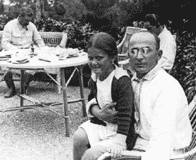 Levranti Beria with Svetlana Stalin (BBC - Nikolav Obukhovich)