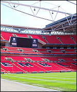 Inside Wembley Stadium