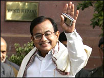 وزیر خزانہ پی چدمبرم