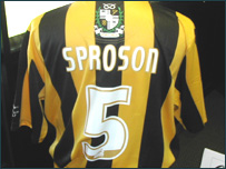 Port Vale's new away shirt