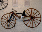 replica of Kirpatrick MacMillan bicycle, Drumlanrig bicycle museum