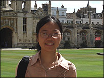 利用暑假来英国进修英语的阮丹