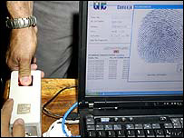 Modelo de identificação eletrônica que será usado no plebicito.