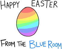 Happy Easter from the BBC Blue Room