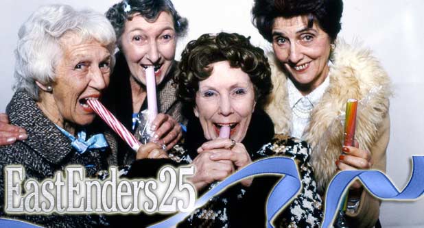 Mo Butcher, Brownie leader, Ethel Skinner and Dot Cotton