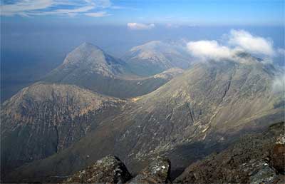 The Red Cuillin from the Bla Bheinn ridge