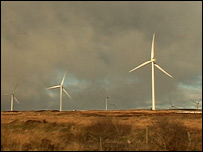 wind turbines