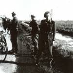 Herbert Lowit supervising the surrender of the German garrison of Dunkirk 10th May 1945