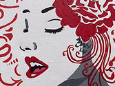 Rose Woman Pop Art