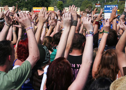 The crowd at Reading