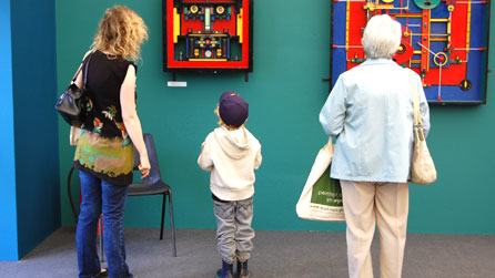 In the Lle Celf (Arts Area)