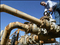 تیل کی پائپ لائن