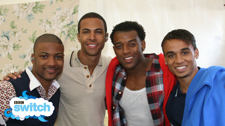 The boys from JLS are here