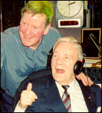 Billy with Norman Wisdom.
