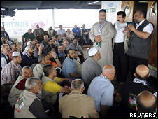 Активисты на борту одного из кораблей