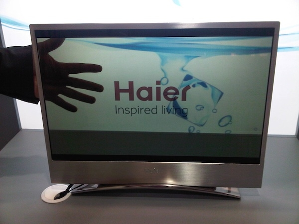 Haier's transparent Organic TV