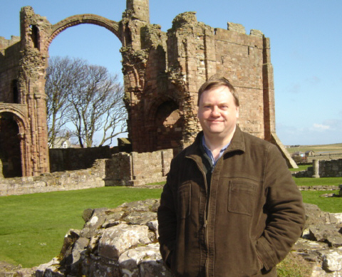 Jeff at Lindisfarne