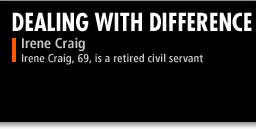 Irene Craig, 69, is a retired civil servant