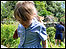 A youngster working in the wildlife garden