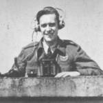 Mr. Bert Purnell on top of Yoke 3 Observer Post in 1944/45