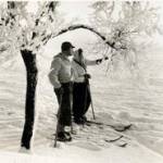 Nothing special this scene but striking. A view taken in the town of Landskron, Czechoslovakia
