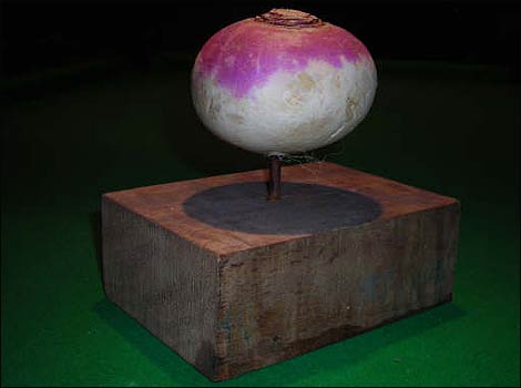 The hallowed Turnip Prize.