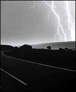 Lightning over the Wolds