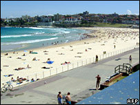 Bondi beach in Sydney
