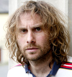 Photograph of Henry Widdicombe, courtesy Machynlleth Comedy Festival.