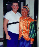 Sam Coulson and Syd Little in Aladdin
