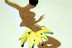 Banana Skirt, Josephine Baker from ?Le Tumulte Noir? by Paul Colin (1892-1985) Published by Éditions d?Art Succès Plate, early 20th century © DACS, London