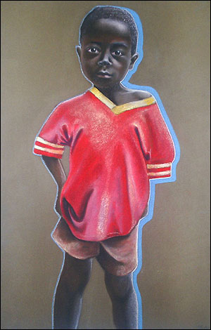Boy in Red T-Shirt