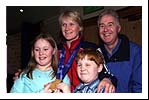 Rhona Martin and family