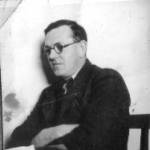 Wlliam. G. Foster Picture taken in his office in Haifa some time in the early 40's