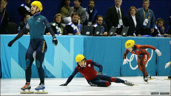 Bradbury was a shock Olympic champion
