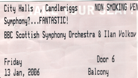 Concert Ticket