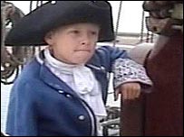 Aaron Barton as the young Nelson