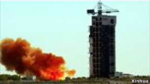 中國在酒泉衛星發射中心為委內瑞拉成功發射第二顆衛星(29/09/2012)