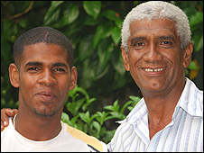 Eduardo Medina and his son Rodney