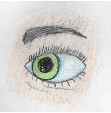 My eye in colour!